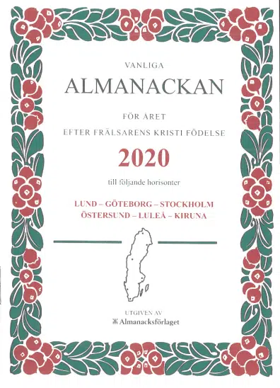 Vanliga Almanackan 2020